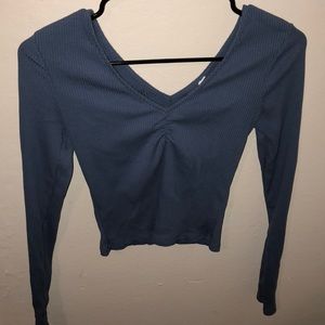Pacsun Long Sleeve Crop Top